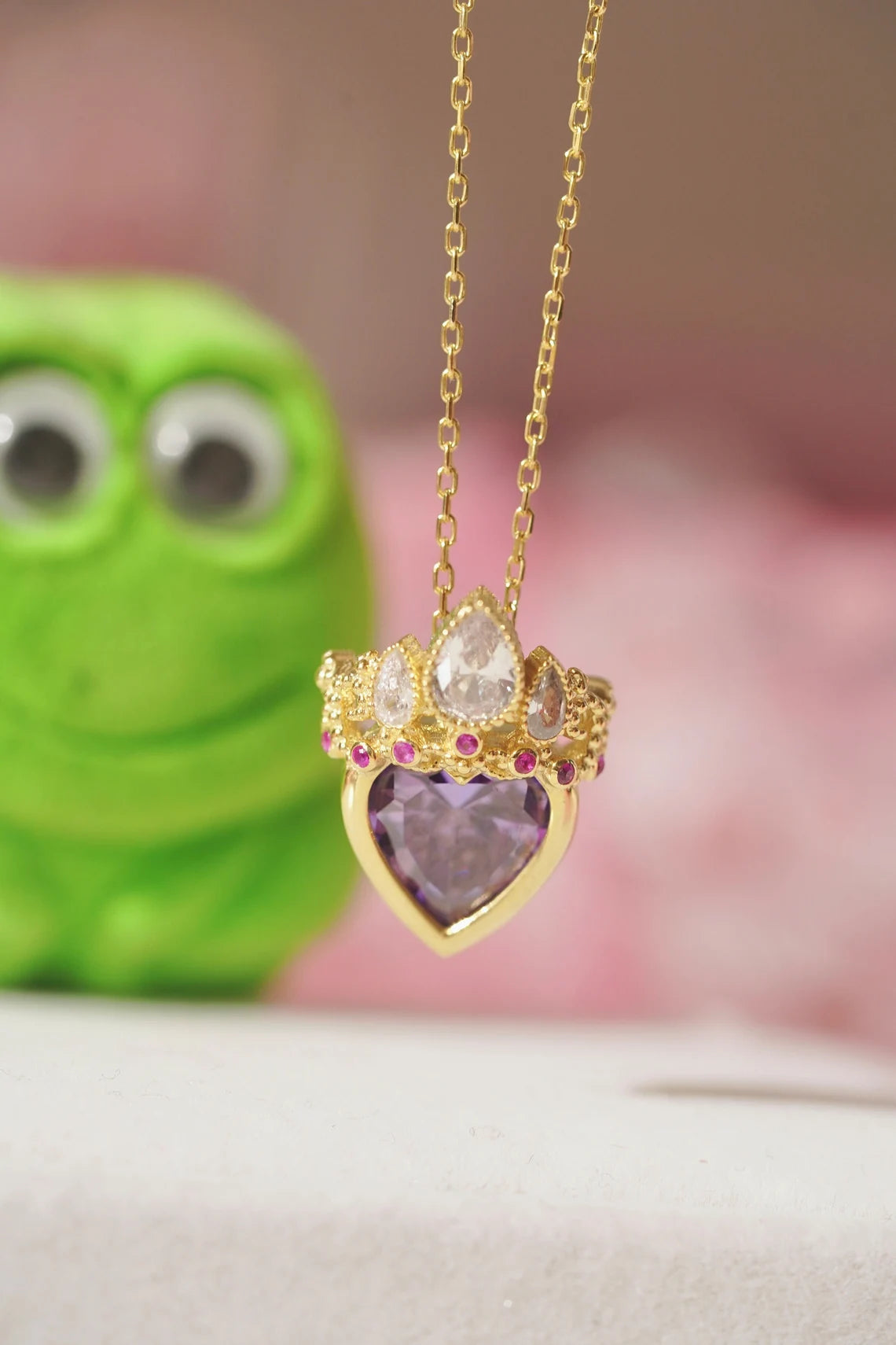 Collar Corazon Rapunzel