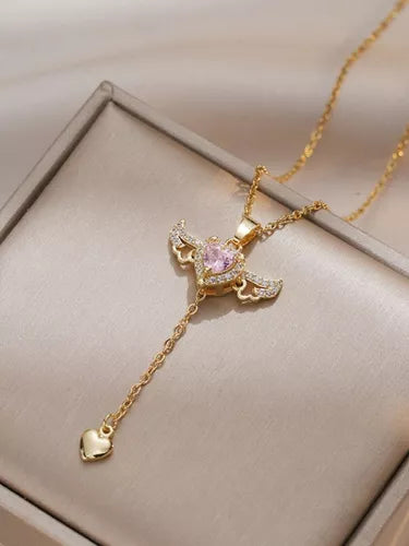 Collar Corazon y Alas